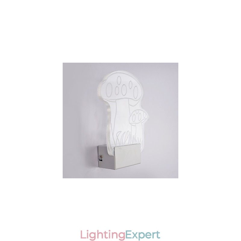 Acrylic Wall Lamp PVC Lamp Light Modern Contemporary Metal