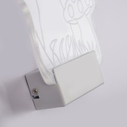 Acrylic Wall Lamp PVC Lamp Light Modern Contemporary Metal