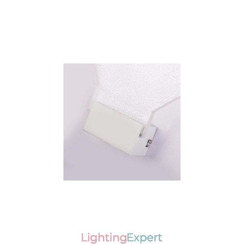 Acrylic Wall Lamp PVC Lamp Light Modern Contemporary Metal