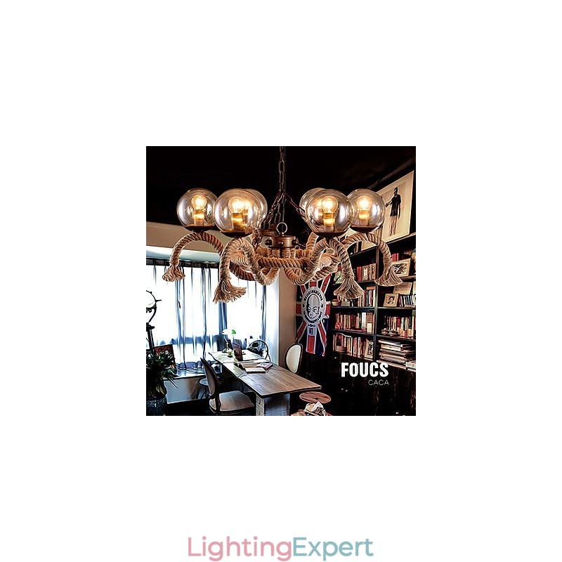 Chandelier Mini Style Vintage Metal