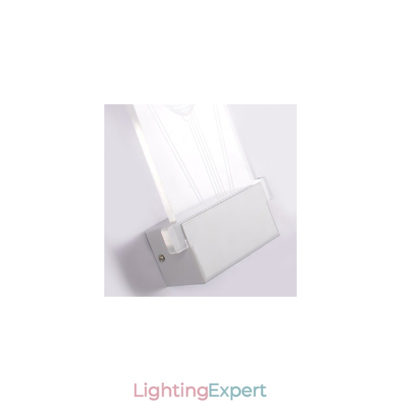 Acrylic Wall Lamp PVC Lamp Light Modern Contemporary Metal