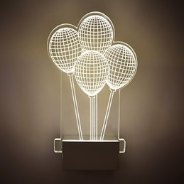 Acrylic Wall Lamp PVC Lamp Light Modern Contemporary Metal