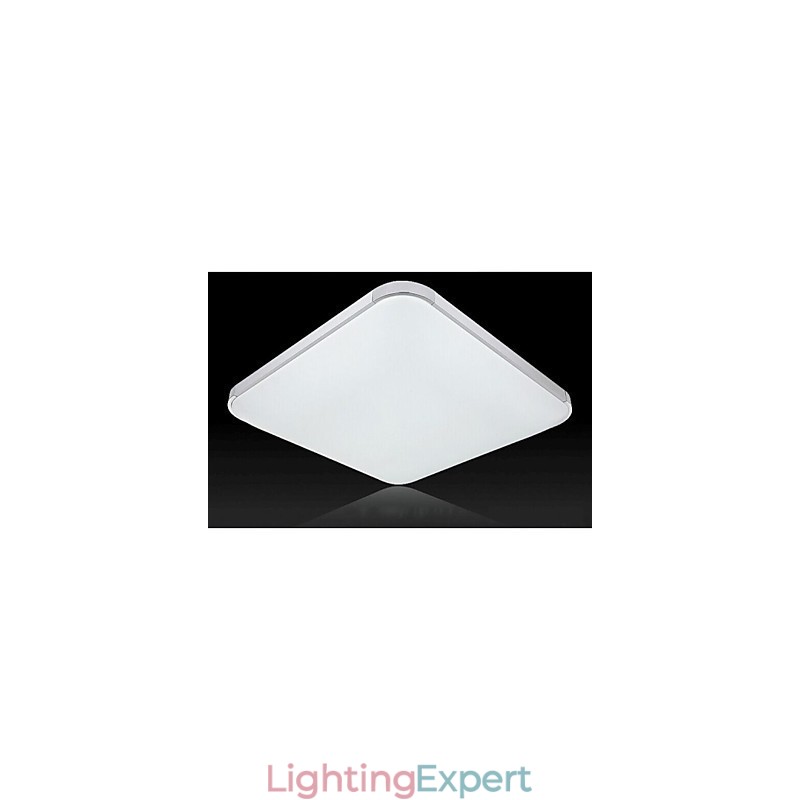 Modern Contemporary Electroplated Metal Flush Mount Garage