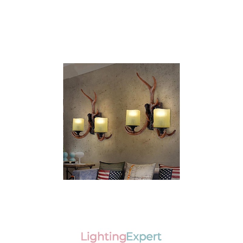 Wall Sconces Mini Style Traditional Classic Resin