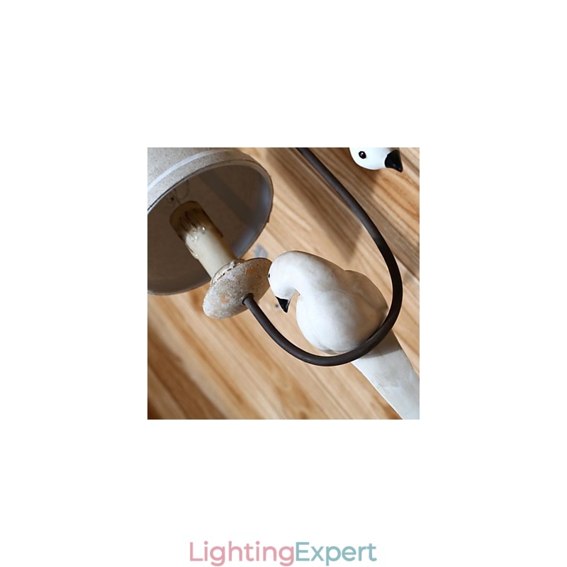 Mini Style Wall Sconces Country Wood Bamboo