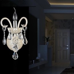 Crystal Wall Sconces Outdoor Wall Lights Candle Wall Lights Reading Wall Lights Modern Contemporary Metal