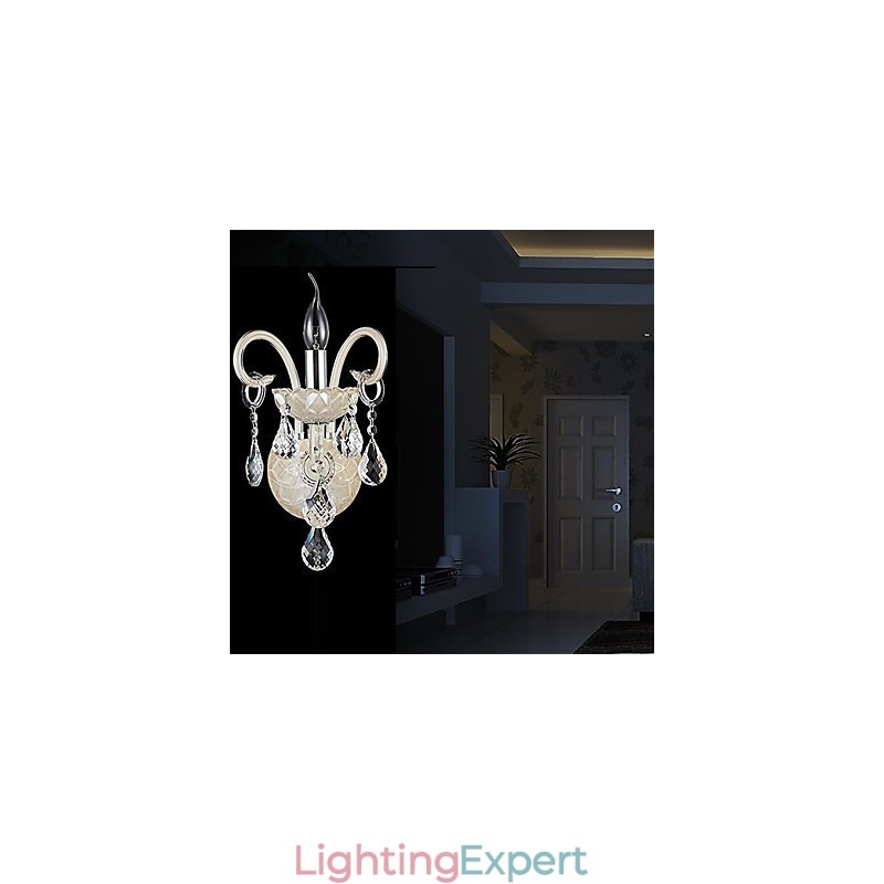 Crystal Wall Sconces Outdoor Wall Lights Candle Wall Lights Reading Wall Lights Modern Contemporary Metal