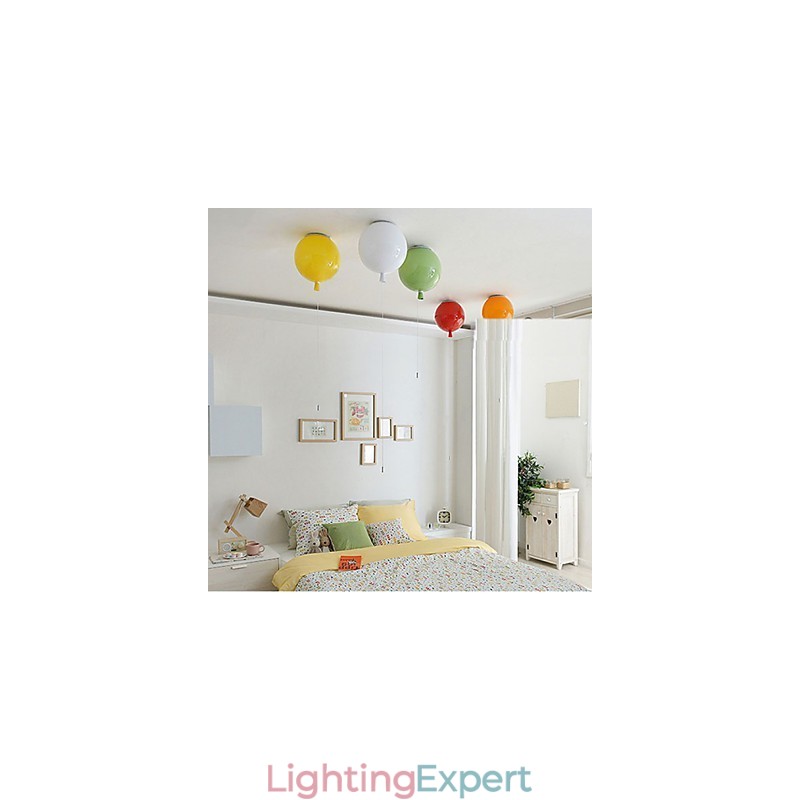 Flush Mount Modern Contemporary Globe Metal