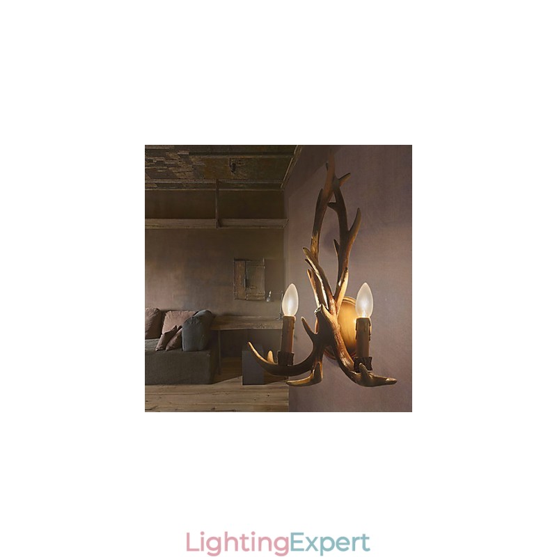 Wall Sconces Mini Style Traditional Classic Resin