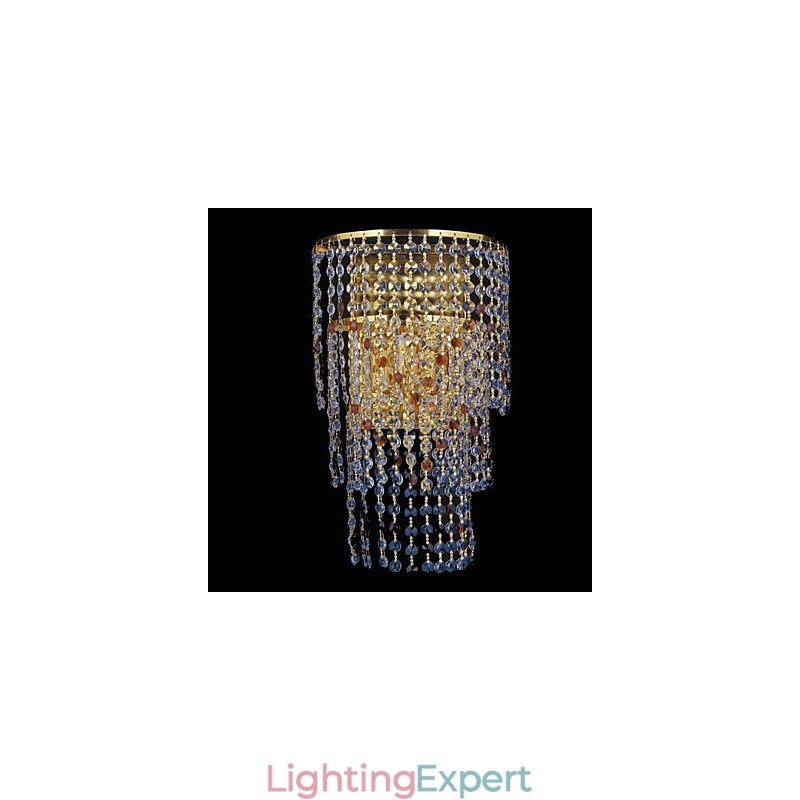 Crystal Wall Sconces Modern Contemporary Metal
