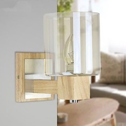 Wall Sconces Mini Style Traditional Classic Wood Bamboo