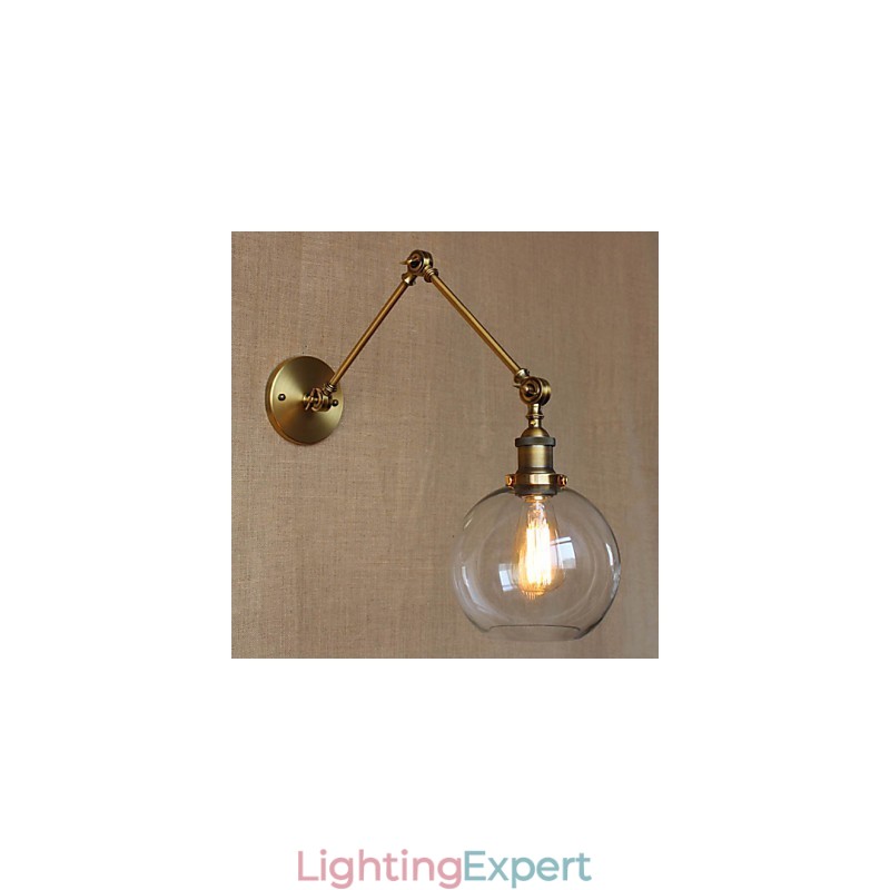 Wall Sconces Swing Lights Reading Wall Lights Crystal Mini Style Rustic Lodge Metal