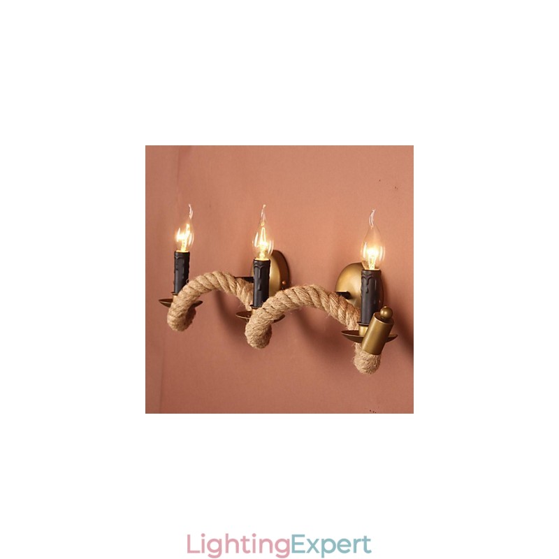 Mini Style Wall Sconces Country Metal
