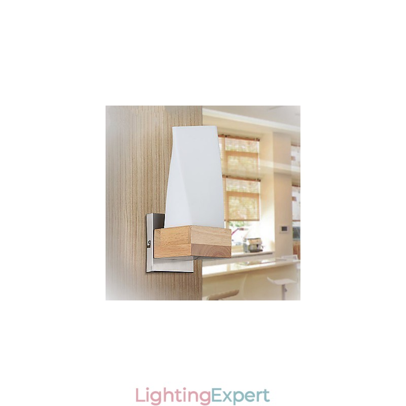 Wall Sconces Mini Style Traditional Classic Wood Bamboo
