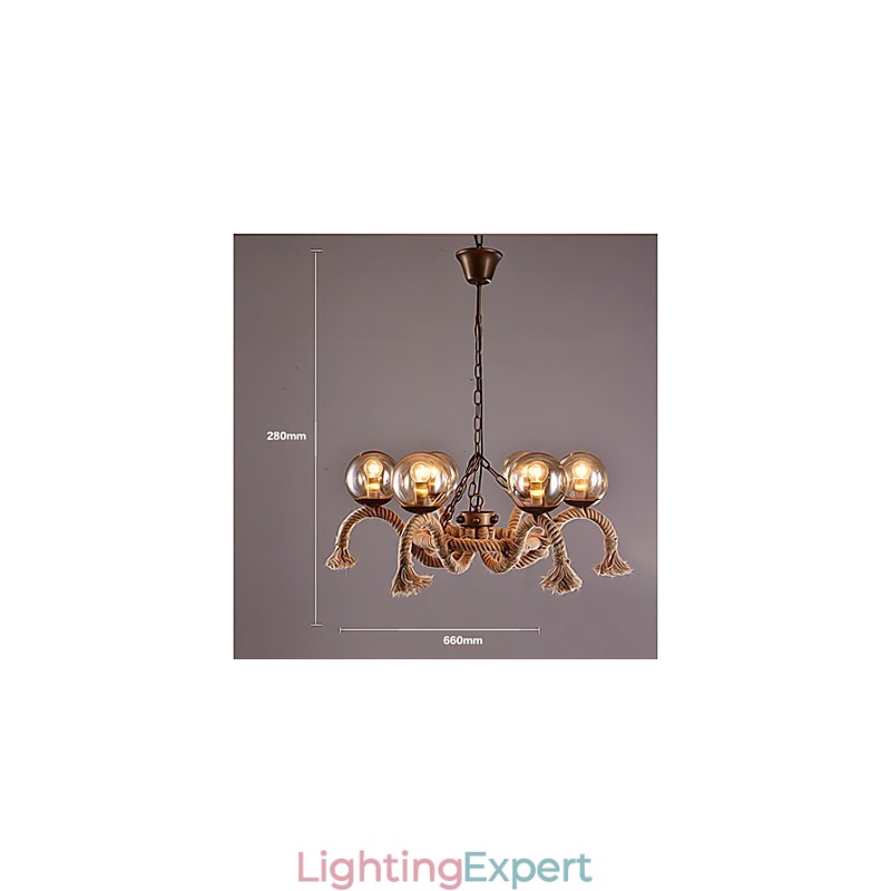 Chandelier Mini Style Vintage Metal