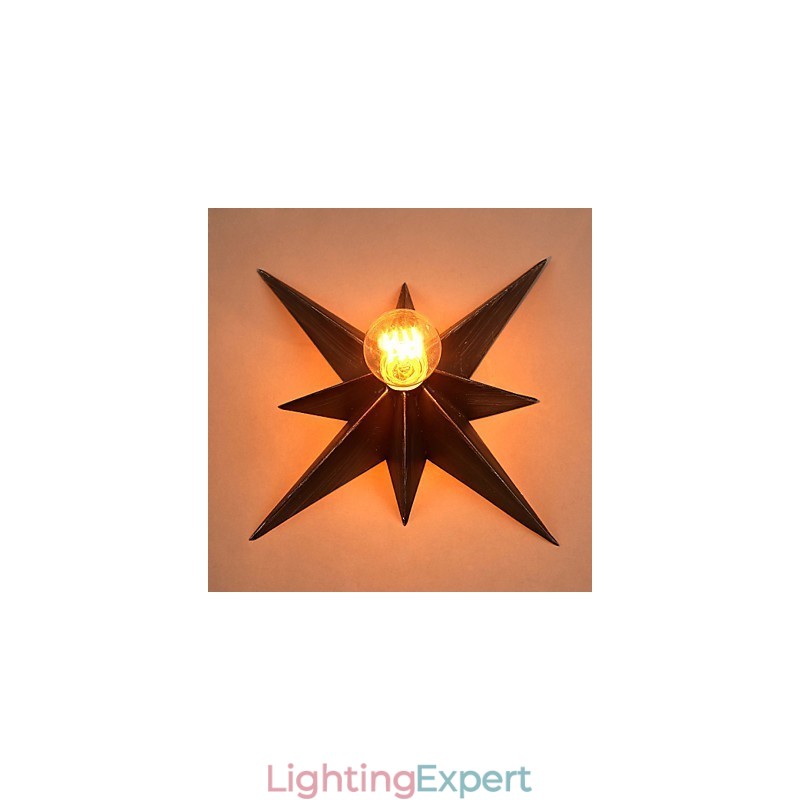 Brief Five Pointed Star Lighting Personalized Modern Wall Light Child Housing Lamps