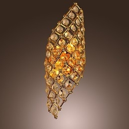 Artistic Crystal Wall Light with 2 Lights