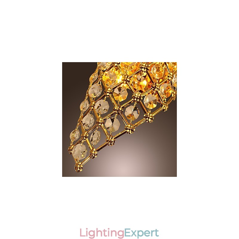 Artistic Crystal Wall Light with 2 Lights