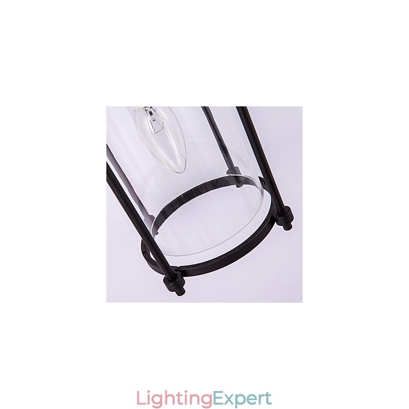 Creative Industrial Look Lamps North America Style Wall Lamps with Edison Flute Bulb Inside Bar Decoration Lights