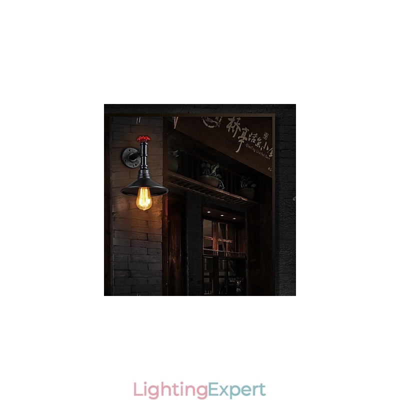 Mini Wall Light 1 Light Concise Cream Iron