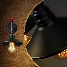 Mini Wall Light 1 Light Concise Cream Iron