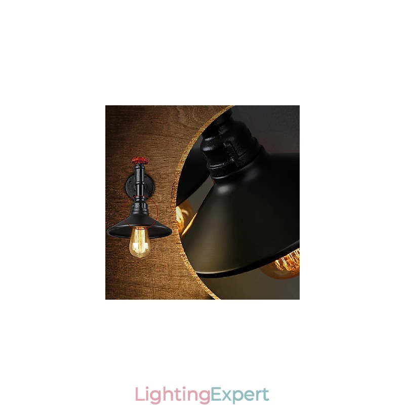 Mini Wall Light 1 Light Concise Cream Iron