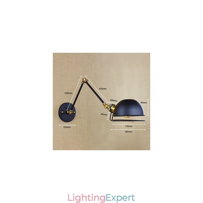 Wall Sconces Swing Lights Reading Wall Lights Mini Style Rustic Lodge Metal