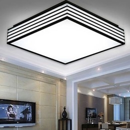 Contracted And Contemporary Black And Square Dome Light Light