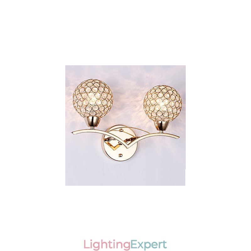 Wall Sconces Reading Wall Lights Crystal Mini Style Modern Contemporary Metal