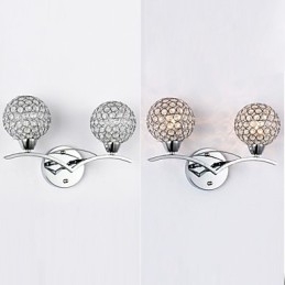 Wall Sconces Reading Wall Lights Crystal Mini Style Modern Contemporary Metal
