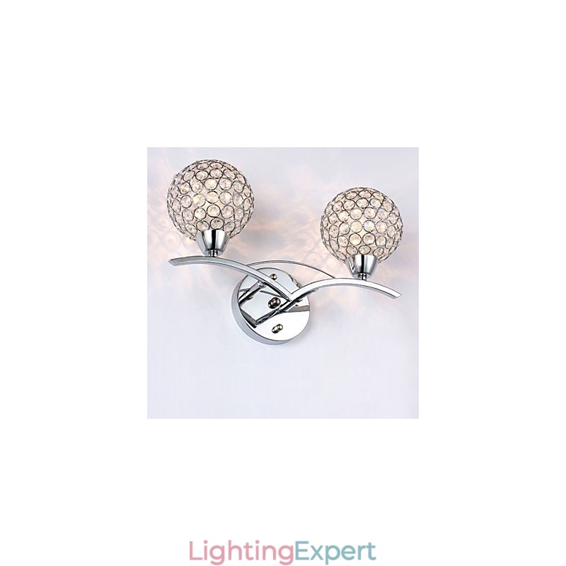 Wall Sconces Reading Wall Lights Crystal Mini Style Modern Contemporary Metal