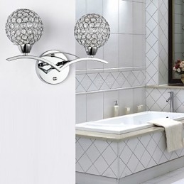 Wall Sconces Reading Wall Lights Crystal Mini Style Modern Contemporary Metal