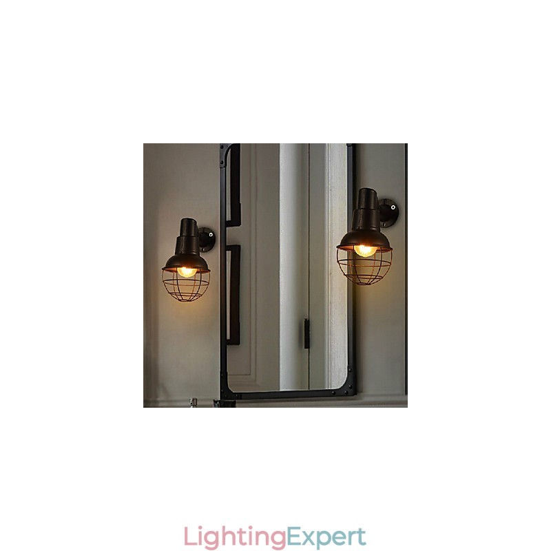Mini Style Wall Sconces Rustic Lodge Metal
