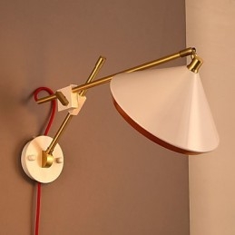 Rural Industrial Wind Restoring Ancient Ways Wrought Iron Rocker Arm Folded Wall Lamp Lights