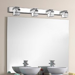 Wall Sconces Bathroom Lighting Wall Washers Crystal Mini Style Modern Contemporary Metal