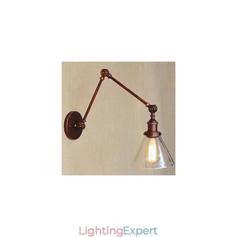 Ferruginous Mediterranean Village Complex Decorative Wall Sconce
