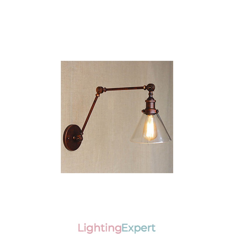 Ferruginous Mediterranean Village Complex Decorative Wall Sconce