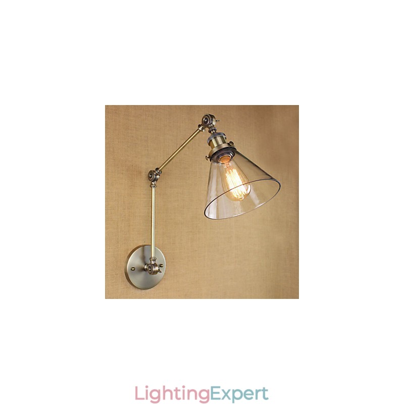 Mediterranean Village Green Bronze Color Complex Decorative Wall Sconce