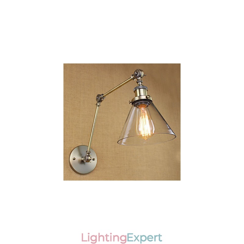 Mediterranean Village Green Bronze Color Complex Decorative Wall Sconce
