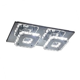 Modern Contemporary Electroplated Metal Flush Mount