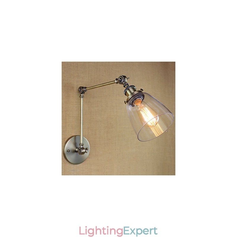 Retro Vintage Exclusive Hotel Lobby Bedroom Bedside RACK Antique Bronze Decorative Wall Sconce