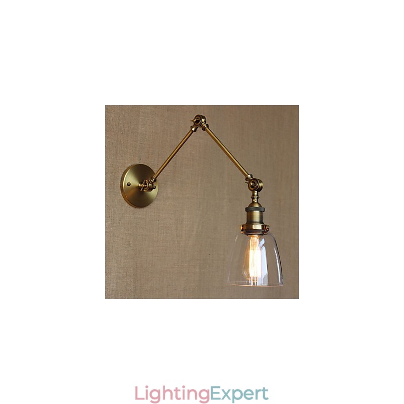 Retro Vintage Exclusive Hotel Lobby Bedroom Bedside RACK Antique Bronze Decorative Wall Sconce