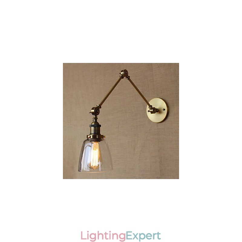 Retro Vintage Exclusive Hotel Lobby Bedroom Bedside RACK Antique Bronze Decorative Wall Sconce