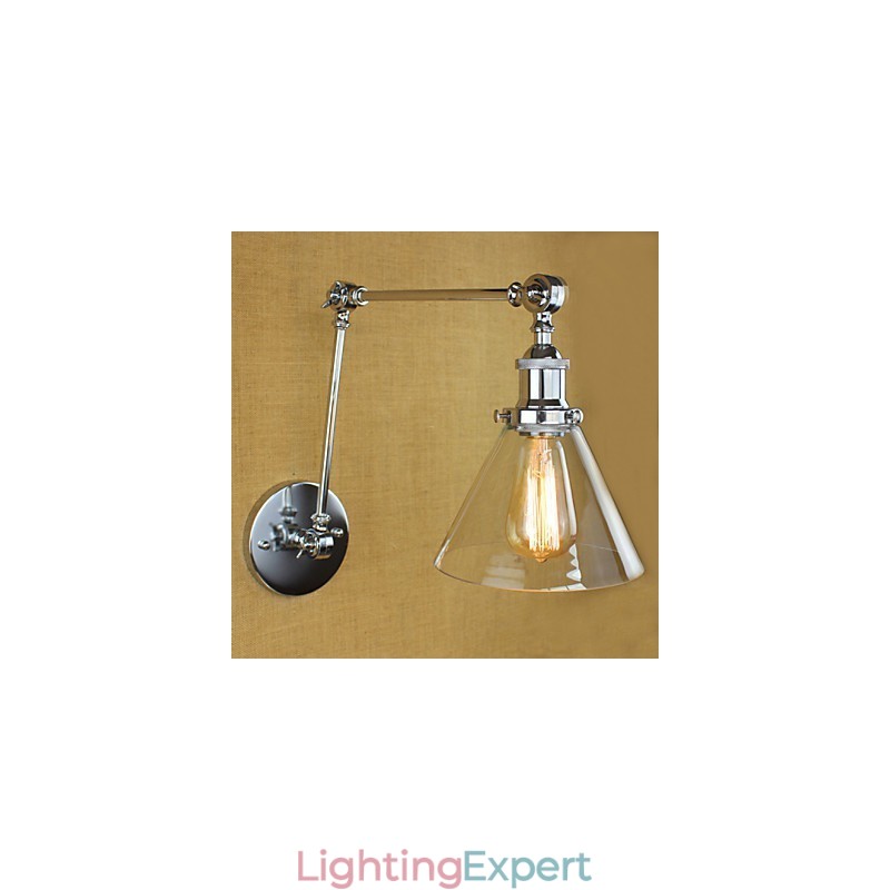 Silver Mediterranean Village complex decorative wall sconce