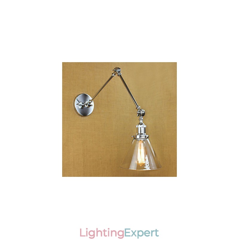 Silver Mediterranean Village complex decorative wall sconce