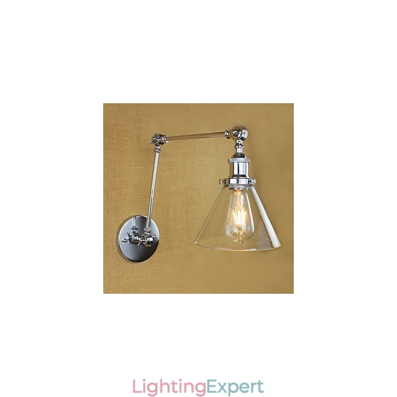 Silver Mediterranean Village complex decorative wall sconce