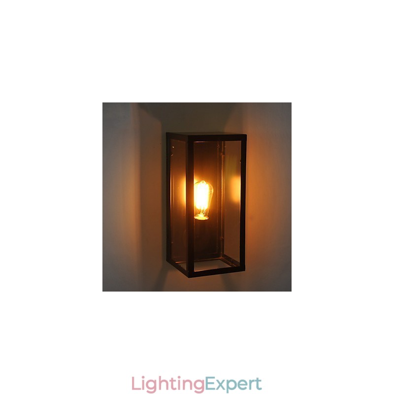 Retro Iron Bedsides Wall Sconce Village Pastoral Living Room Wall Lights Dining Room Wall Lamp