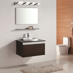 Square Mirror Lamp Stainless Steel And Acrylic