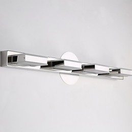 Square Mirror Lamp Stainless Steel And Acrylic