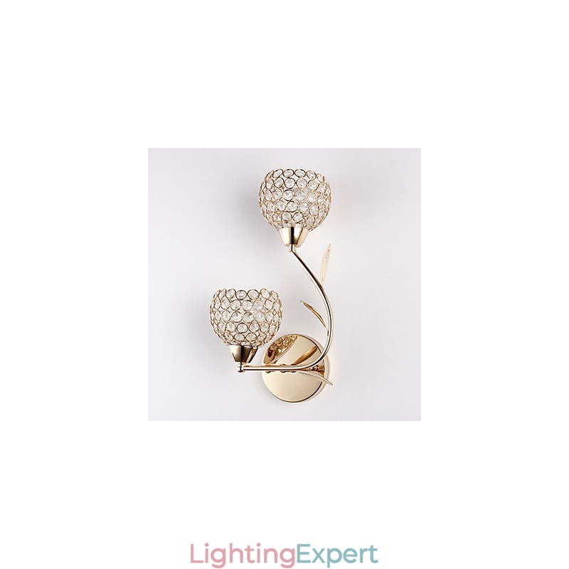 Wall Sconces Reading Wall Lights Crystal Mini Style Modern Contemporary Metal